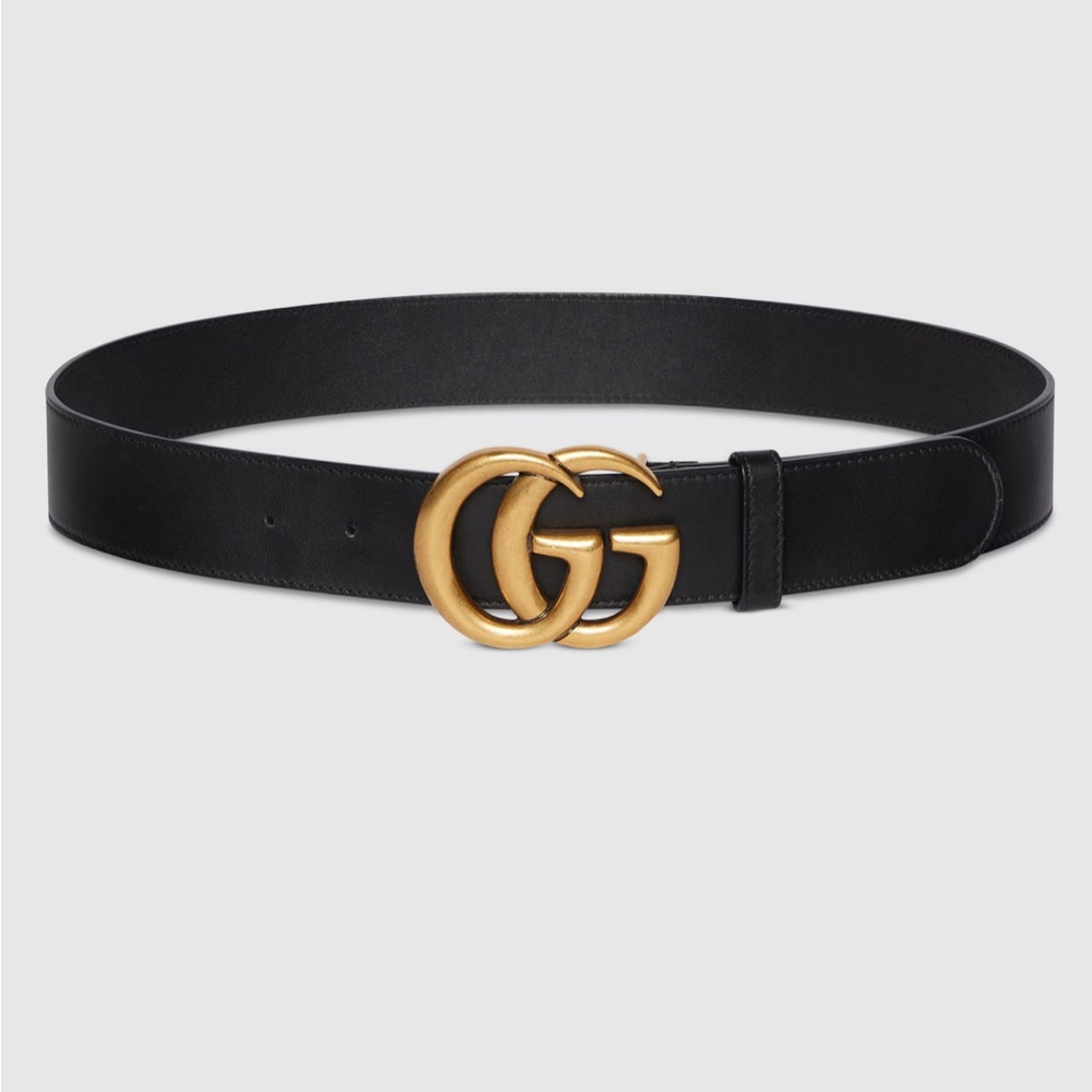 Authentic Gucci GG Marmont wide belt